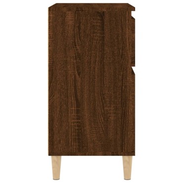 vidaXL Μπουφές Καφέ Δρυς 60x35x70cm από Επεξεργασμένο Ξύλο 1 τεμ.