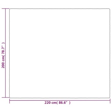 vidaXL Κουβέρτα Βαρύτητας με Κάλυμμα Γκρι 200x220 εκ. 13 κ. Υφασμάτινη