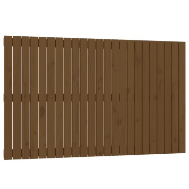 vidaXL Κεφαλάρι Τοίχου Μελί 147x3x90cm από Μασίφ Ξύλο Πεύκου 1 τεμ.
