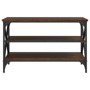 vidaXL Έπιπλο Τηλεόρασης Καφέ Δρυς 80x40x50cm Επεξεργασμένο Ξύλο 1 τεμ.