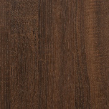 vidaXL Έπιπλο Τηλεόρασης Καφέ Δρυς 80x40x50cm Επεξεργασμένο Ξύλο 1 τεμ.