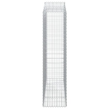 vidaXL Συρματοκιβώτιο Τοξωτό 200x50x200/220εκ. από Γαλβανισμένο Χάλυβα