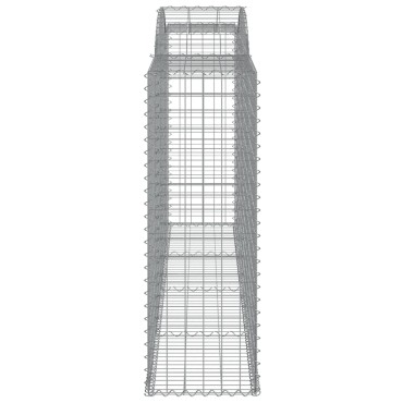 vidaXL Συρματοκιβώτιο Τοξωτό 300x50x140/160εκ. από Γαλβανισμένο Χάλυβα