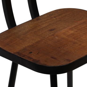 vidaXL Σετ Επίπλων Μπαρ 5 τεμ. Λευκό 120x60x105cm