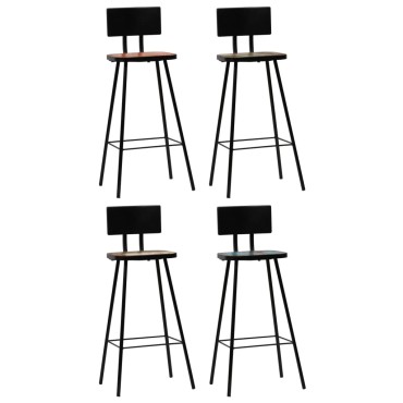 vidaXL Σετ Επίπλων Μπαρ 5 τεμ. Λευκό 120x60x105cm