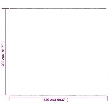 vidaXL Κουβέρτα Βαρύτητας με Κάλυμμα Γκρι 200x230 εκ. 13 κ. Υφασμάτινη