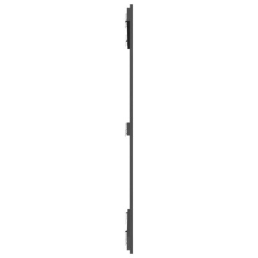 vidaXL Κεφαλάρι Τοίχου Γκρι 95,5x3x110cm από Μασίφ Ξύλο Πεύκου 1 τεμ.