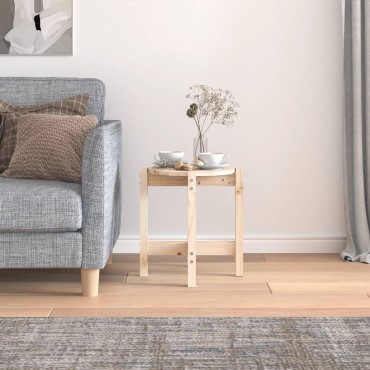 vidaXL Τραπεζάκι Σαλονιού 42,5x45cm από Μασίφ Ξύλο Πεύκου 1 τεμ.