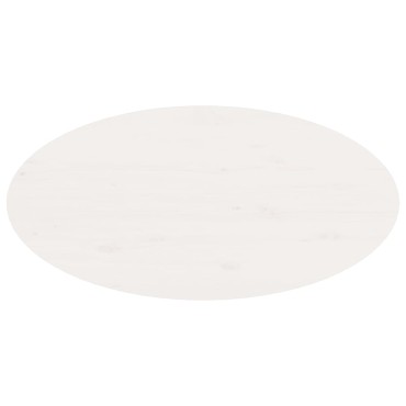 vidaXL Τραπεζάκι Σαλονιού Λευκό 80x40x35cm από Μασίφ Ξύλο Πεύκου 1 τεμ.