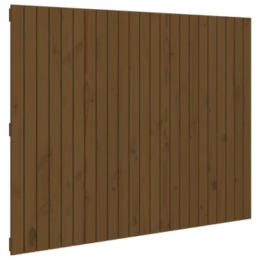 vidaXL Κεφαλάρι Τοίχου Μελί 146,5x3x110cm από Μασίφ Ξύλο Πεύκου 1 τεμ.