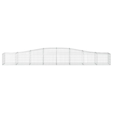 vidaXL Συρματοκιβώτια Τοξωτά 20 τεμ. 400x50x40/60 εκ. Γαλβαν. Ατσάλι