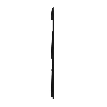 vidaXL Κεφαλάρι Τοίχου Μαύρο 204x3x90cm από Μασίφ Ξύλο Πεύκου 1 τεμ.