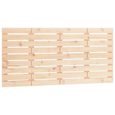 vidaXL Κεφαλάρι Επιτοίχιο 126x3x63cm από Μασίφ Ξύλο Πεύκου 1 τεμ.