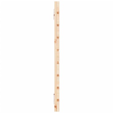vidaXL Κεφαλάρι Επιτοίχιο 126x3x63cm από Μασίφ Ξύλο Πεύκου 1 τεμ.
