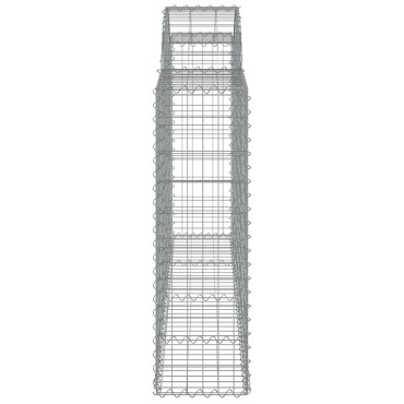 vidaXL Συρματοκιβώτια Τοξωτά 20 τεμ. 200x30x100/120 εκ. Γαλβαν. Ατσάλι