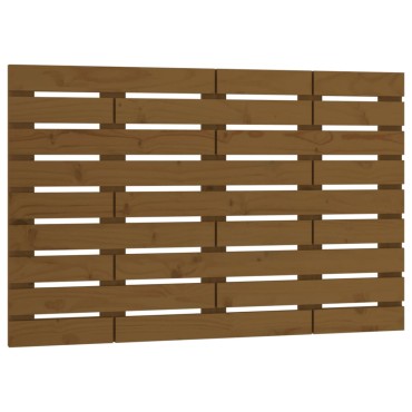 vidaXL Κεφαλάρι Τοίχου Μελί 96x3x63cm από Μασίφ Ξύλο Πεύκου 1 τεμ.