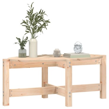 vidaXL Τραπεζάκι Σαλονιού 87x48x35cm από Μασίφ Ξύλο Πεύκου 1 τεμ.