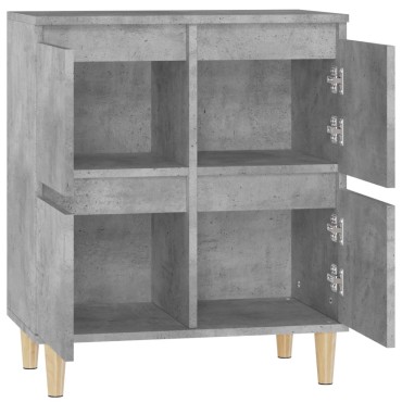 vidaXL Ντουλάπι Γκρι Σκυροδέματος 60x35x70cm Επεξεργασμένο Ξύλο 1 τεμ.