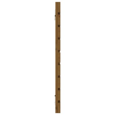 vidaXL Κεφαλάρι Τοίχου Μελί 146x3x63cm από Μασίφ Ξύλο Πεύκου 1 τεμ.