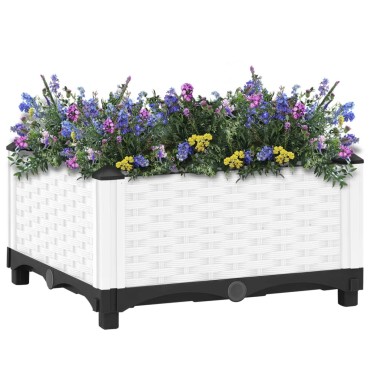 vidaXL Ζαρντινιέρα 40 x 40 x 23 εκ. από Πολυπροπυλένιο