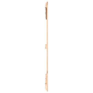 vidaXL Κεφαλάρι Τοίχου 127,5x3x110cm από Μασίφ Ξύλο Πεύκου 1 τεμ.