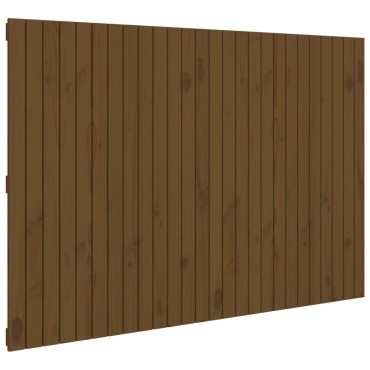 vidaXL Κεφαλάρι Τοίχου Μελί 166x3x110cm από Μασίφ Ξύλο Πεύκου 1 τεμ.