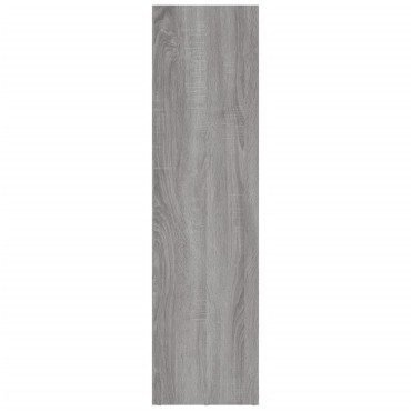 vidaXL Βιβλιοθήκη/Έπιπλο Τηλεόρασης Γκρι Sonoma 36x30x114cm Επεξ. Ξύλο 1 τεμ.