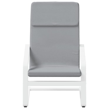 vidaXL Πολυθρόνα Relax Ανοιχτό Γκρι Υφασμάτινη 59x82x98cm 1 τεμ.
