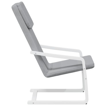vidaXL Πολυθρόνα Relax Ανοιχτό Γκρι Υφασμάτινη 59x82x98cm 1 τεμ.