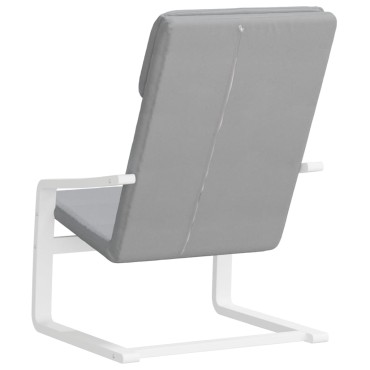 vidaXL Πολυθρόνα Relax Ανοιχτό Γκρι Υφασμάτινη 59x82x98cm 1 τεμ.