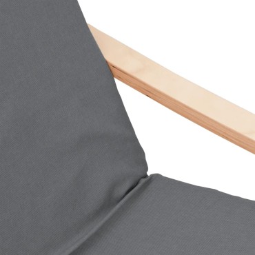 vidaXL Πολυθρόνα Relax Σκούρο Γκρι Υφασμάτινη 59x82x98cm 1 τεμ.