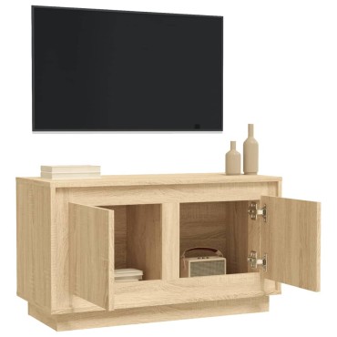 vidaXL Έπιπλο Τηλεόρασης Sonoma Δρυς 80x35x45cm Επεξ. Ξύλο