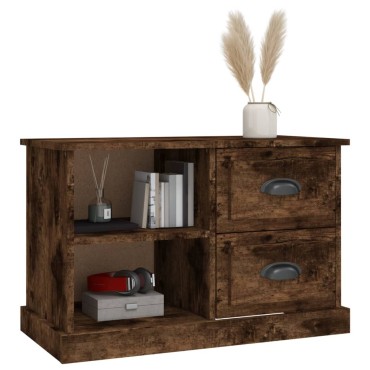 vidaXL Έπιπλο Τηλεόρασης Καπνιστή Δρυς 73x35,5x47,5cm Επεξ. Ξύλο