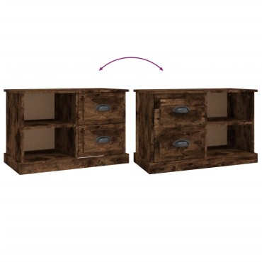 vidaXL Έπιπλο Τηλεόρασης Καπνιστή Δρυς 73x35,5x47,5cm Επεξ. Ξύλο