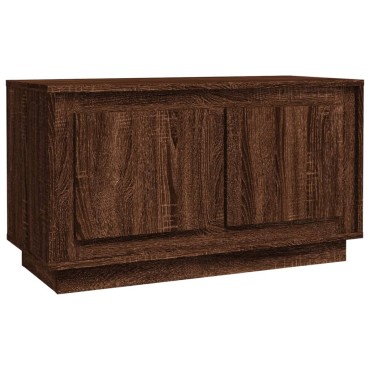 vidaXL Έπιπλο Τηλεόρασης Καφέ Δρυς 80x35x45cm Επεξεργασμένο Ξύλο