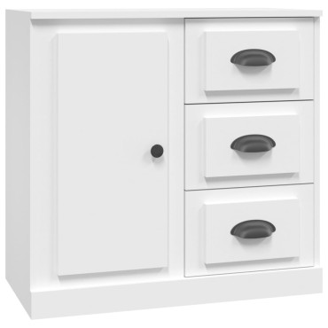 vidaXL Ντουλάπι Λευκό 70x35,5x67,5cm από Επεξεργασμένο Ξύλο 1 τεμ.