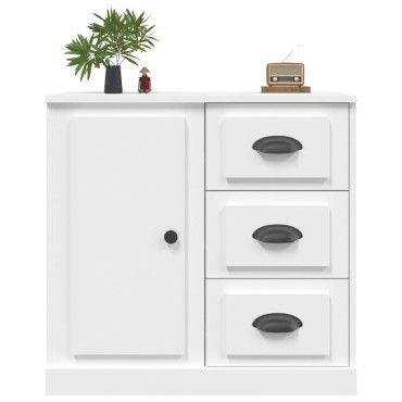 vidaXL Ντουλάπι Λευκό 70x35,5x67,5cm από Επεξεργασμένο Ξύλο 1 τεμ.