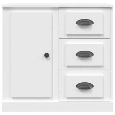vidaXL Ντουλάπι Λευκό 70x35,5x67,5cm από Επεξεργασμένο Ξύλο 1 τεμ.