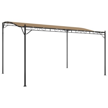 vidaXL Τέντα Taupe 4 x 3 μ. 180 γρ./μ² από Ύφασμα και Ατσάλι