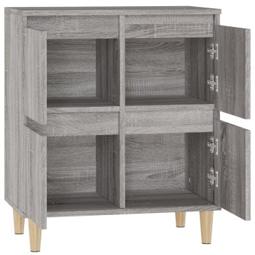 vidaXL Ντουλάπι Γκρι Sonoma 60x35x70cm από Επεξεργασμένο Ξύλο 1 τεμ.