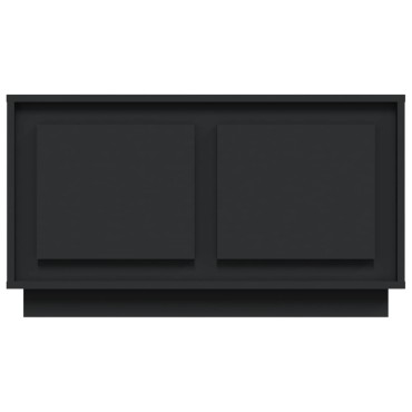 vidaXL Έπιπλο Τηλεόρασης Μαύρο 80x35x45cm από Επεξεργασμένο Ξύλο