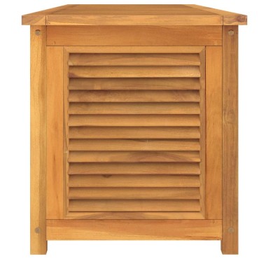 vidaXL Μπαούλο Αποθήκευσης Κήπου με Τσάντα 175x50x55cm Μασίφ Ξύλο Teak 1 τεμ.