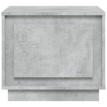 vidaXL Τραπεζάκι Σαλονιού Γκρι Σκυρ. 51x50x44cm Επεξεργασμένο Ξύλο 1 τεμ.