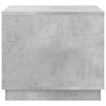 vidaXL Τραπεζάκι Σαλονιού Γκρι Σκυρ. 51x50x44cm Επεξεργασμένο Ξύλο 1 τεμ.