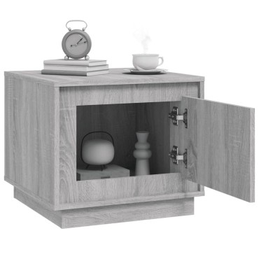 vidaXL Τραπεζάκι Σαλονιού Γκρι Sonoma 51x50x44cm Επεξεργασμένο Ξύλο 1 τεμ.