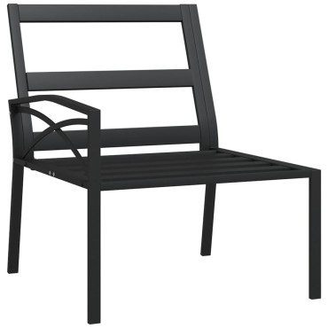 vidaXL Καρέκλες Κήπου 2 τεμ. 62x75x79cm Ατσάλινες Μαξιλάρια Χρ. Άμμου Διθέσιος