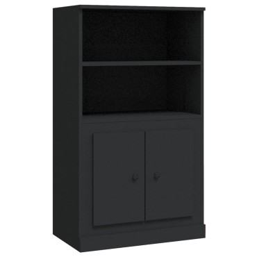 vidaXL Ντουλάπι Μαύρο 60x35,5x103,5cm από Επεξεργασμένο Ξύλο 1 τεμ.