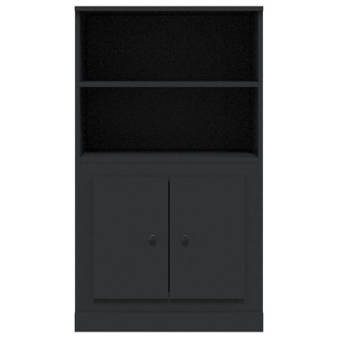vidaXL Ντουλάπι Μαύρο 60x35,5x103,5cm από Επεξεργασμένο Ξύλο 1 τεμ.