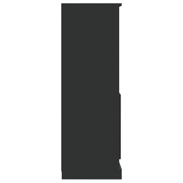 vidaXL Ντουλάπι Μαύρο 60x35,5x103,5cm από Επεξεργασμένο Ξύλο 1 τεμ.