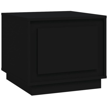 vidaXL Τραπεζάκι Σαλονιού Μαύρο 51x50x44cm από Επεξεργασμένο Ξύλο 1 τεμ.
